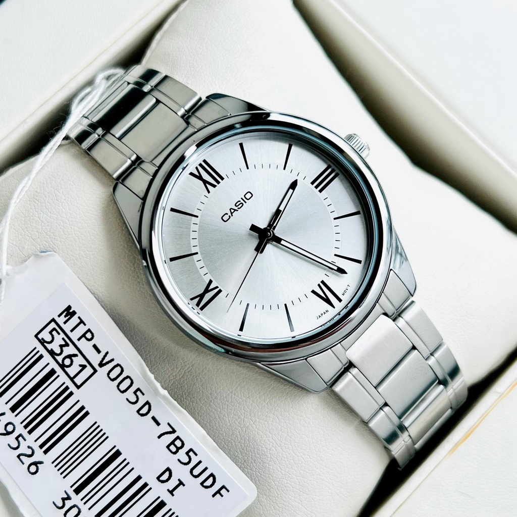 Đồng hồ nam dây kim loại Casio Anh Khuê MTP-V005D-7B5UDF