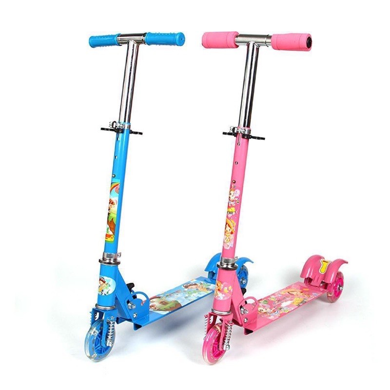 xe trượt Xe Scooter Cỡ To Có Lò Xo Giảm Sốc Bánh Phát Sáng – đồ chơi vận động cho bé-1183