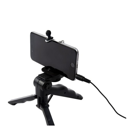 Chân Máy Ảnh Tripod Hand Grip Stabilizer 2 Trong 1 Kiêm Tay Cầm Tiện Lợi Cho Máy Ảnh Điện Thoại Mới ( Tặng kèm kẹp )