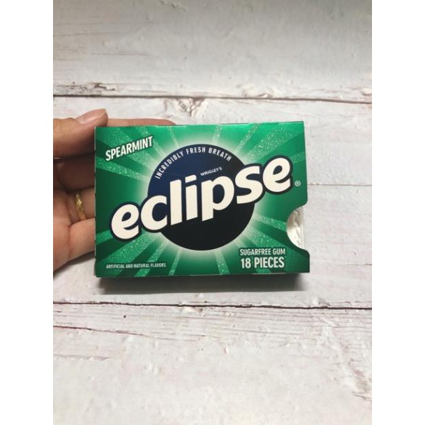 KẸO CAO SU KHÔNG ĐƯỜNG ECLIPSE 18 PACKS MINT VARIETY CỦA MỸ