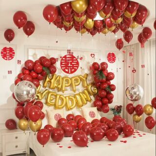 Set bóng bay trang trí đám cưới a49