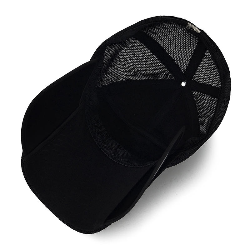 Comfortable black high-top hat for sun protection