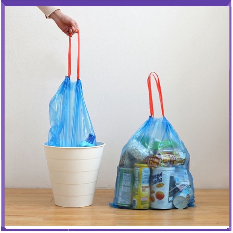 (combo 2 cuộn )TÚI ĐỰNG RÁC CÓ QUAI XÁCH