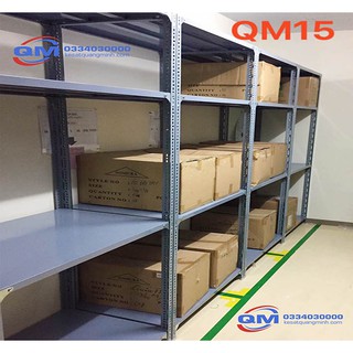 kệ sắt để hàng nặng : cao 2m dài 1,2m rộng 0,5m 4 tầng