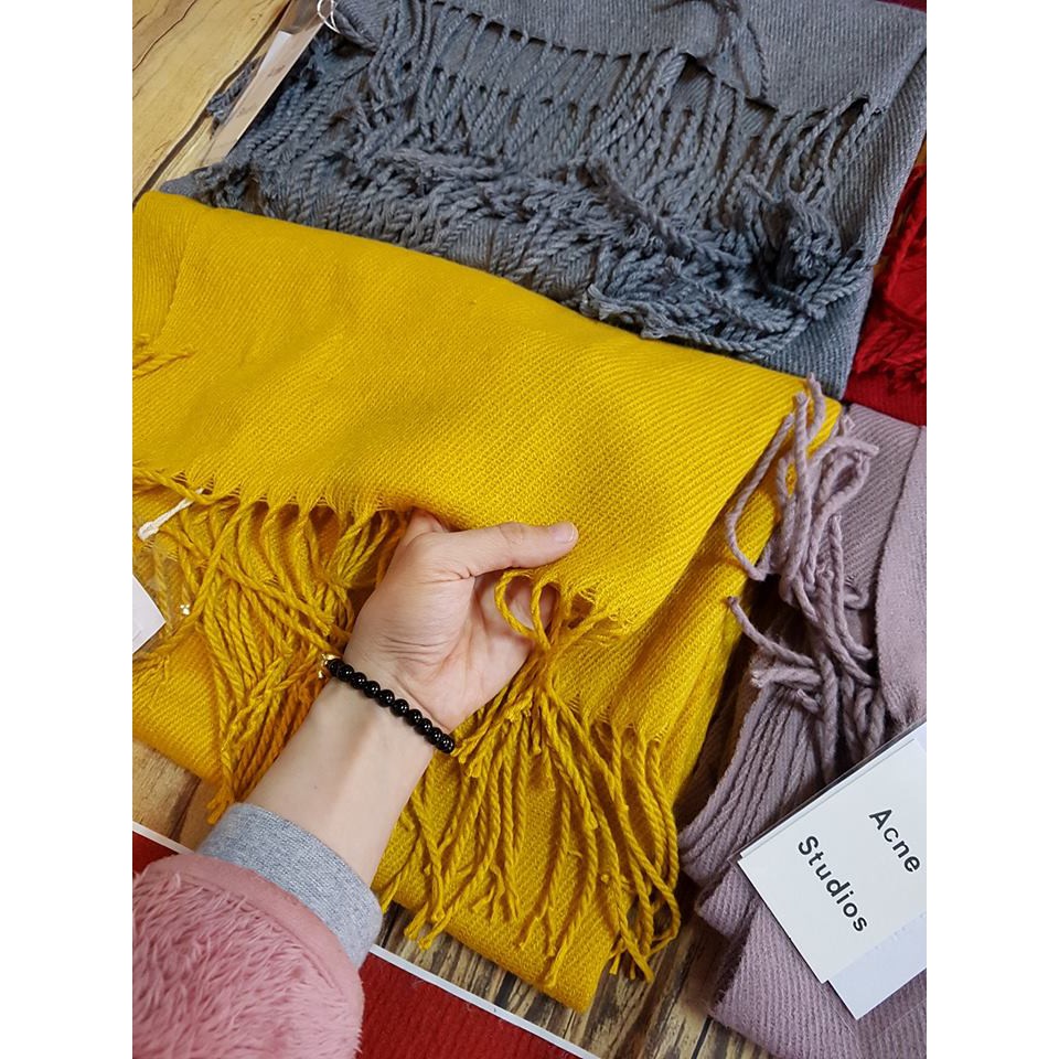 Cao cấp] Khăn dạ cashmere cao cấp