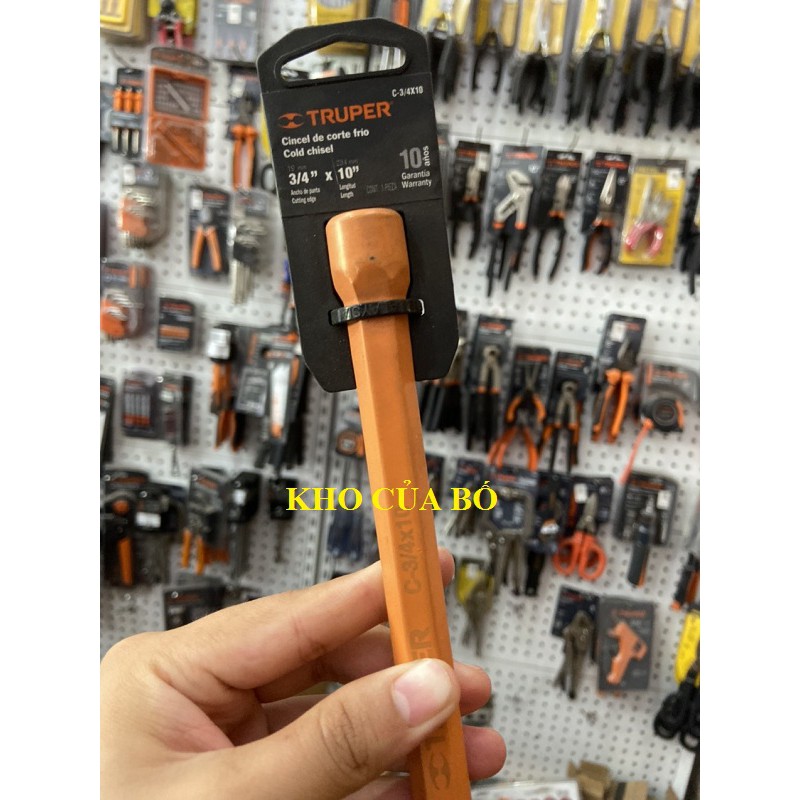 Đục sắt mũi dẹp 16 x 150mmTruper - 12127 - 12127