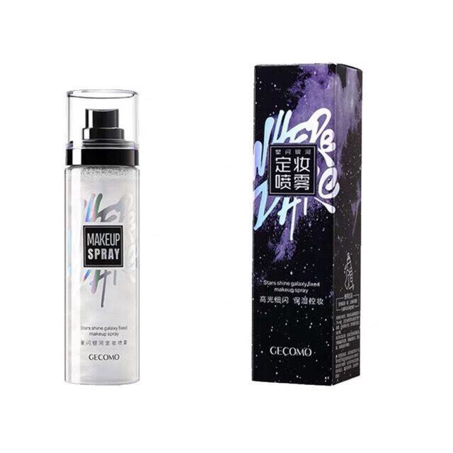 Xịt Nhũ Cố Định Lớp Trang Điểm Gecomo Star Shine Galaxy Spray Bản Dupe Của Mac Fix+ Shimmer | WebRaoVat - webraovat.net.vn