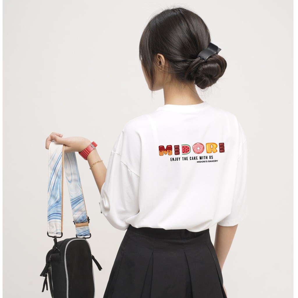 Áo thun Unisex form rộng Phông tay lỡ Nam Nữ Doodli Local Brand Mi Midori | BigBuy360 - bigbuy360.vn