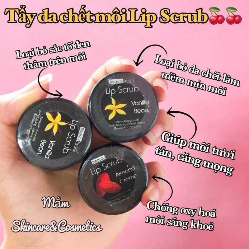 TẨY DA CHẾT MÔI BEAUTY TREATS LIP SCRUB -18g | BigBuy360 - bigbuy360.vn
