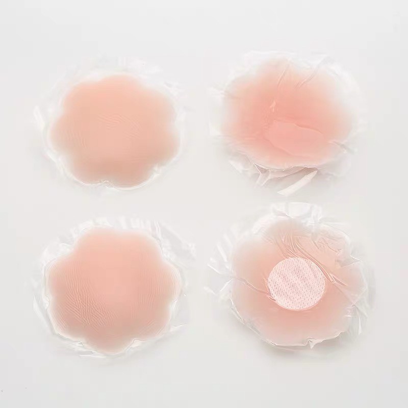 [Giải pháp an toàn cho chị em sexy] Hộp 5 cặp 10 miếng dán ti dán nhũ hoa silicone siêu dính