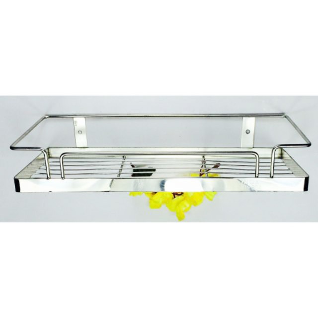 Kệ đựng gia vị inox 304 loại dày 1 ngăn. kệ đựng đồ nhà tắm inox