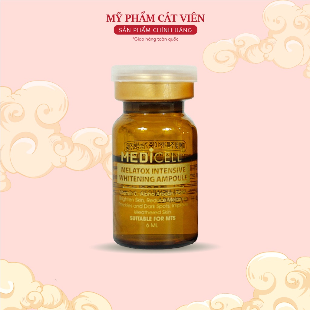 Tế Bào Gốc Melatox Medicell, Serum Giảm Nám Dưỡng Da Chính Hãng, Tái Tạo Da - Lọ 6ml
