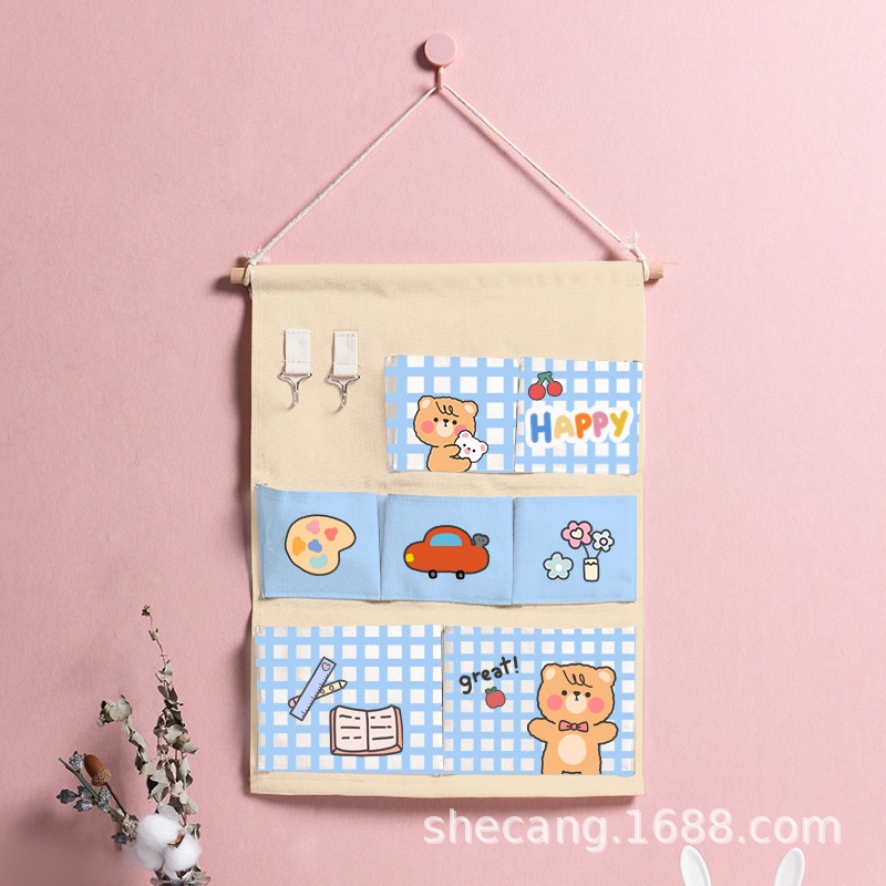 Túi treo tường bằng vải 7 ngăn tiện dụng - UniLabel