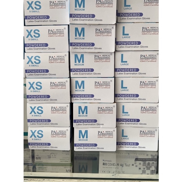 Hộp 100 chiếc găng tay y tế PA GLOVES