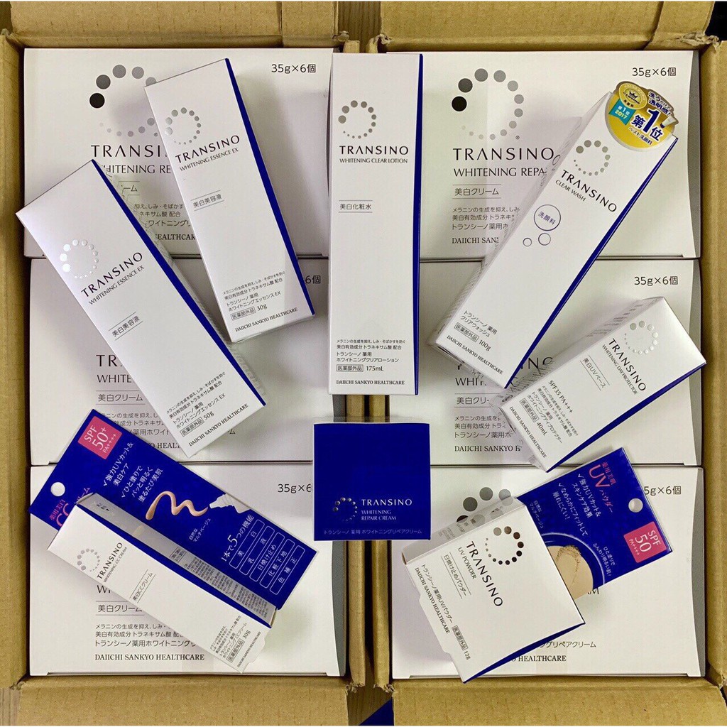  Kem hỗ trợ dưỡng trắng sáng da Transino, kem transino Nhật Bản