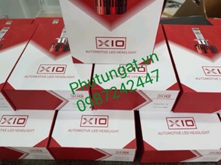 Đèn LED X10 chân H4 - 45W siêu sáng ( 1 bóng)