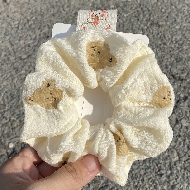 Cột tóc tem gấu thiết kế Loli