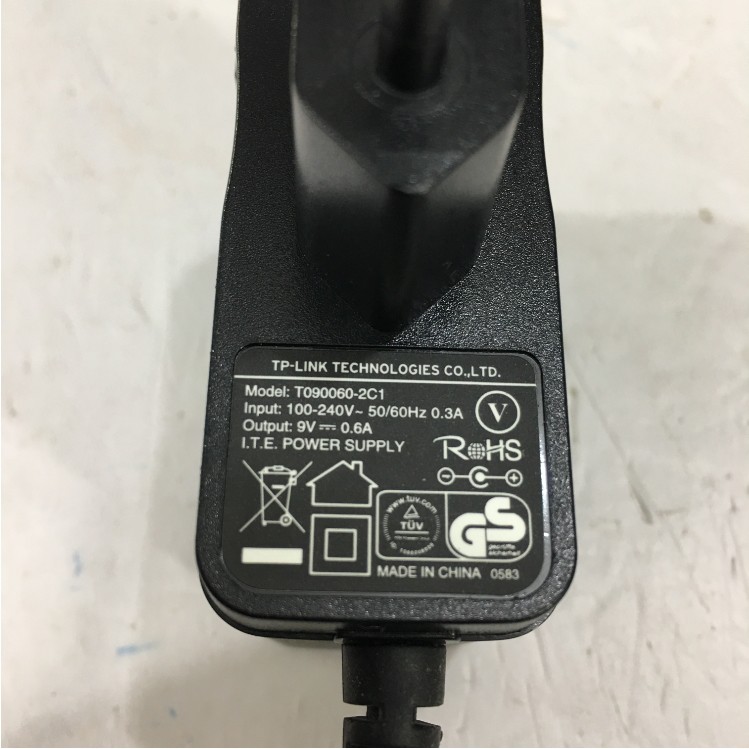 Adapter Nguồn TP-LINK 9V 0.6A Size 5.5mm x 2.1mm