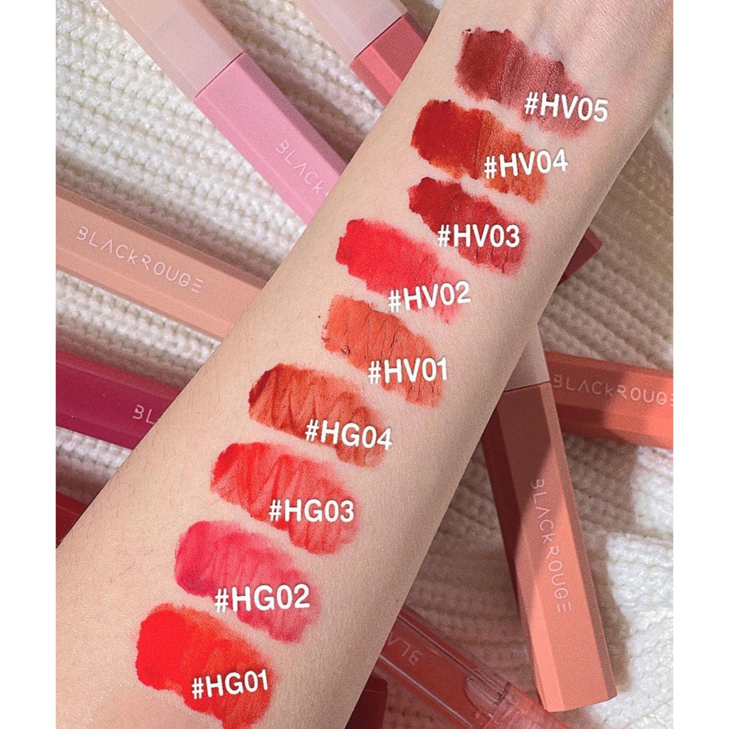 [Sẵn 2 Dòng] Son Black Rouge Half n Half Water Glow/Water Velvet