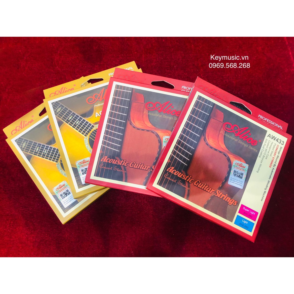 Dây đàn chống rỉ Alice aw432/ aw433