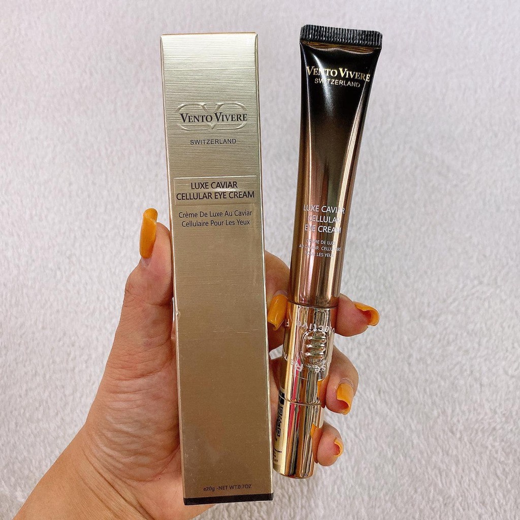 Kem Dưỡng Da Vùng Mắt Vento Vivere Switzerland Luxe Caviar Cellular Eye Cream