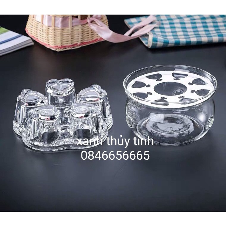 Bếp nến hình tim