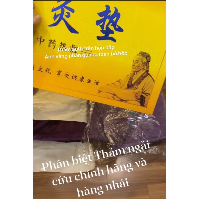 Thảm ngải cứu nội địa Trung, đệm sưởi, đệm ngủ đông y chính hãng điều trị đau nhức toàn thân HÀNG THẬT 100% BH 12 THÁNG