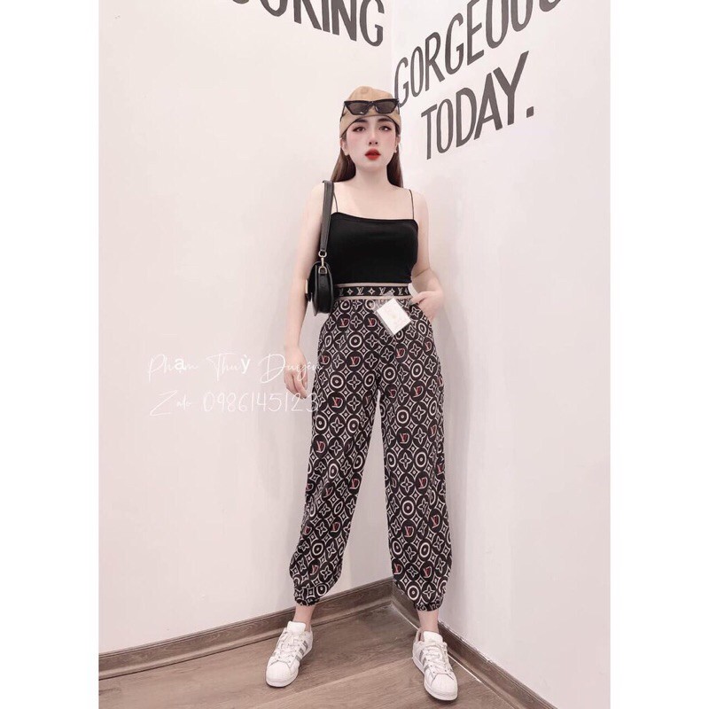 Quần BOM ĐŨI hoạ tiết cạp chun