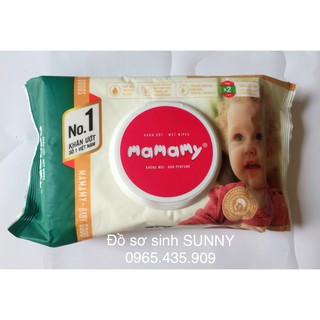 Combo 4 gói khăn ướt không mùi mamamy