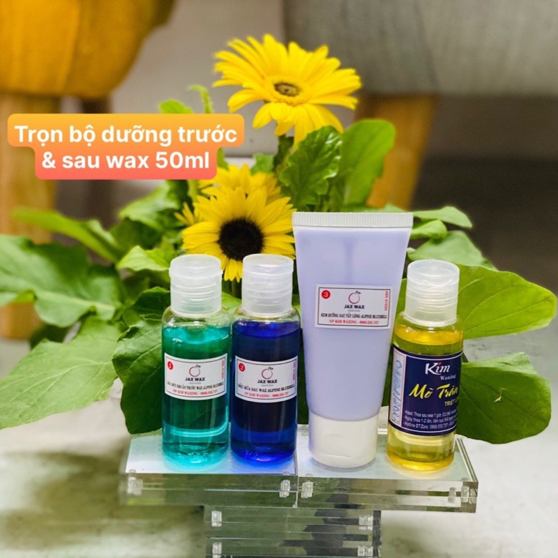 Trọn bộ dưỡng trước và sau wax 4 bước | BigBuy360 - bigbuy360.vn