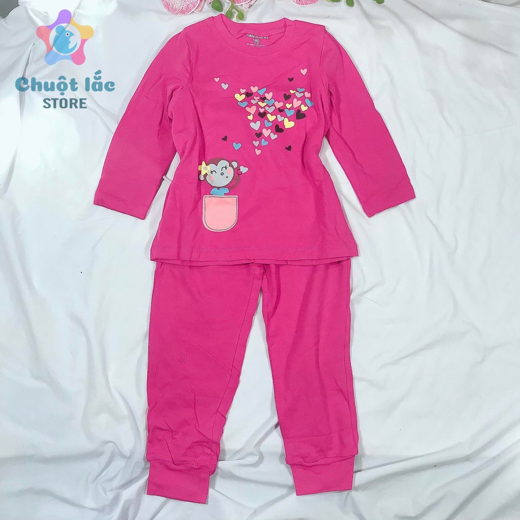 Bộ Quần Áo Bé Gái Chuột Lắc Store Thun Cotton Cao Cấp Co Giãn 4 Chiều 8Kg Đến 25Kg