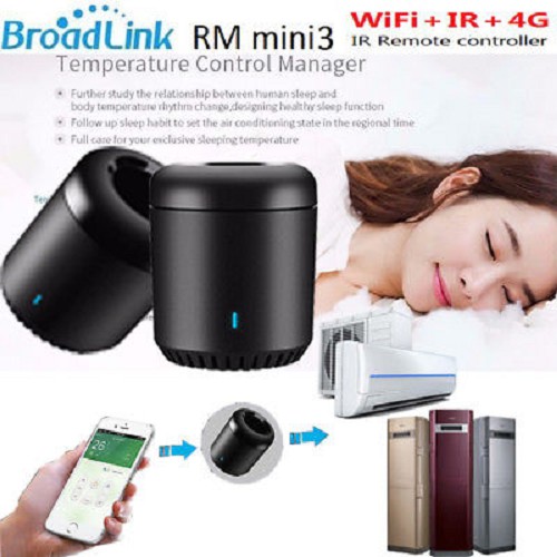 Trung Tâm Điều Khiển Hồng Ngoại Nhà Thông Minh Broadlink RM Mini 3 BH 12 THÁNG