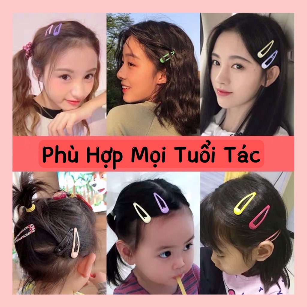 Kẹp tóc mini nhiều màu sắc đáng yêu cho bé gái kẹp nhỏ kẹp con nít.