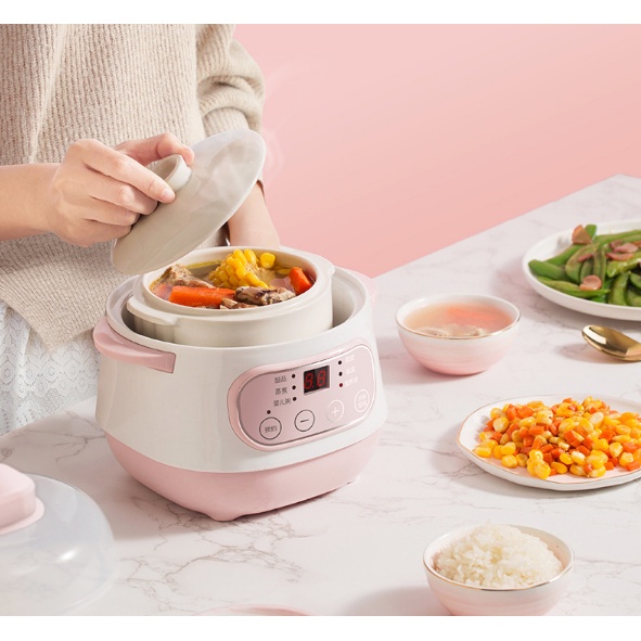 Nồi hấp cách thủy nấu chậm cho chị em nội trợ các mẹ có em bé Bảo hành 3Tháng