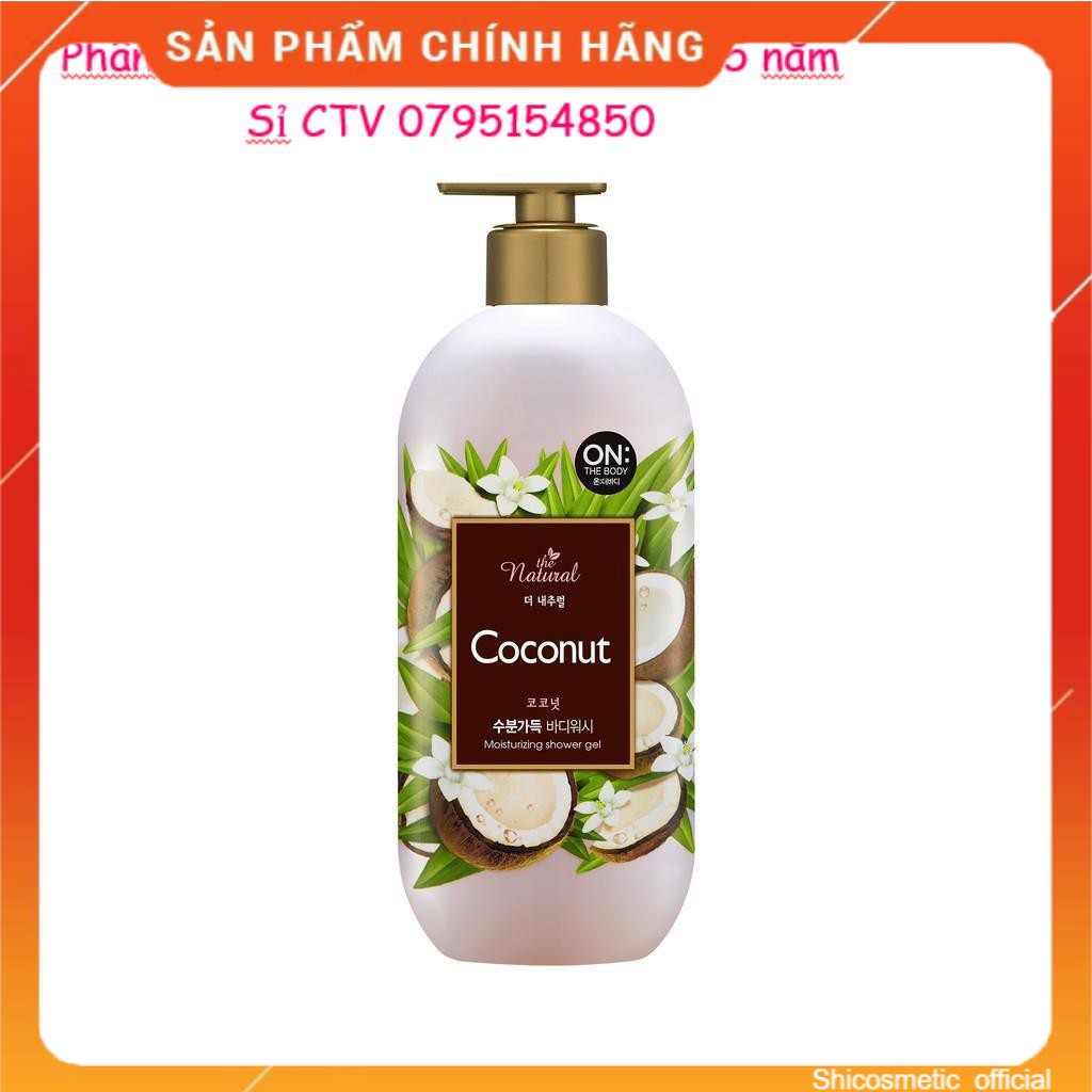 Sữa tắm On: The Body the Natural Coconut 500g - Hương Dừa