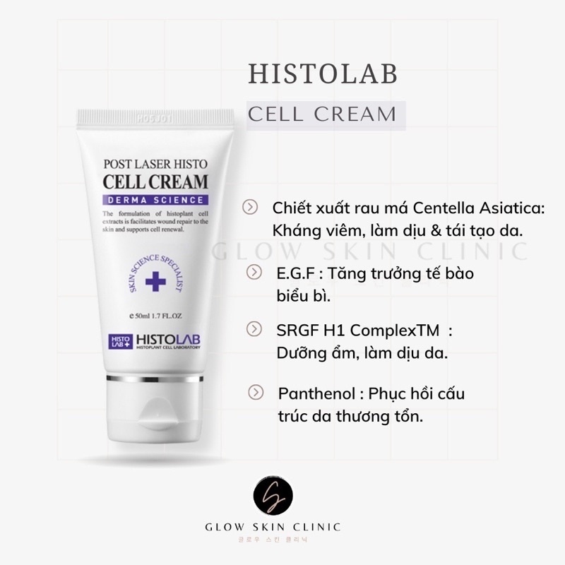 KEM PHUC HỒI TÁI TẠO DA K CREAM / CELL CREAM HISTOLAB 50ML