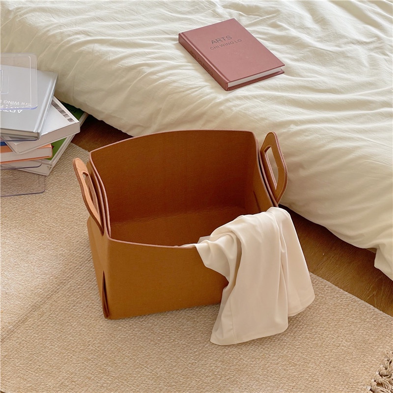 Giỏ Nỉ Đựng Đồ Chơi / Đồ Bẩn Gấp Gọn Tiện Lợi