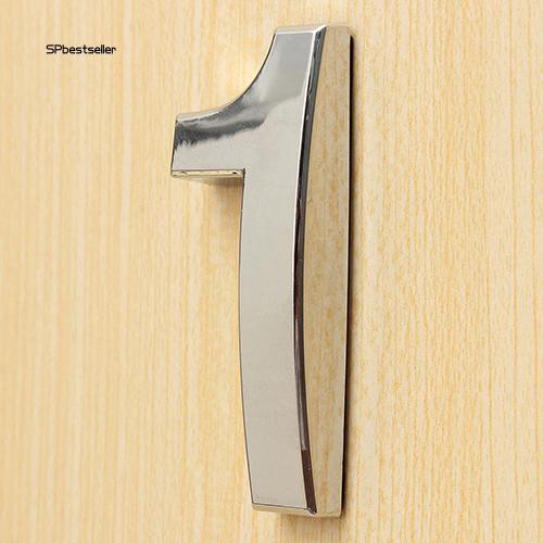 Bảng số gắn cửa từ 0-9 theo phong cách hiện đại cảnh sát