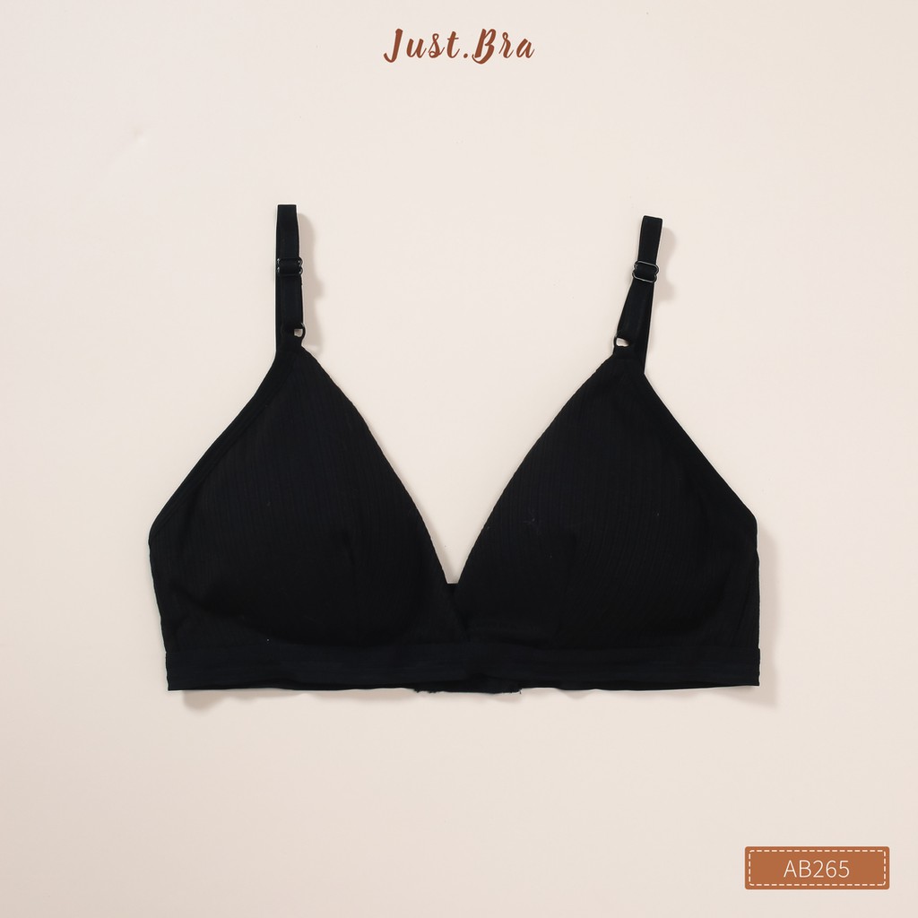 Áo ngực Just Bra chất thun mềm không gọng mang lại cảm giác thoải mái AB265 | BigBuy360 - bigbuy360.vn