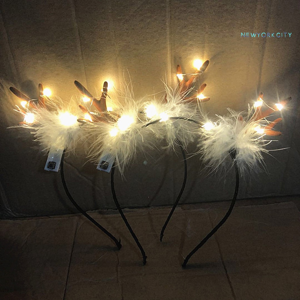 Ny-băng Đô Giáng Sinh Đáng Yêu Thoải Mái Với 5 Kiểu Băng Đô Hình Tuần Lộc Cho Tiệc Tùng