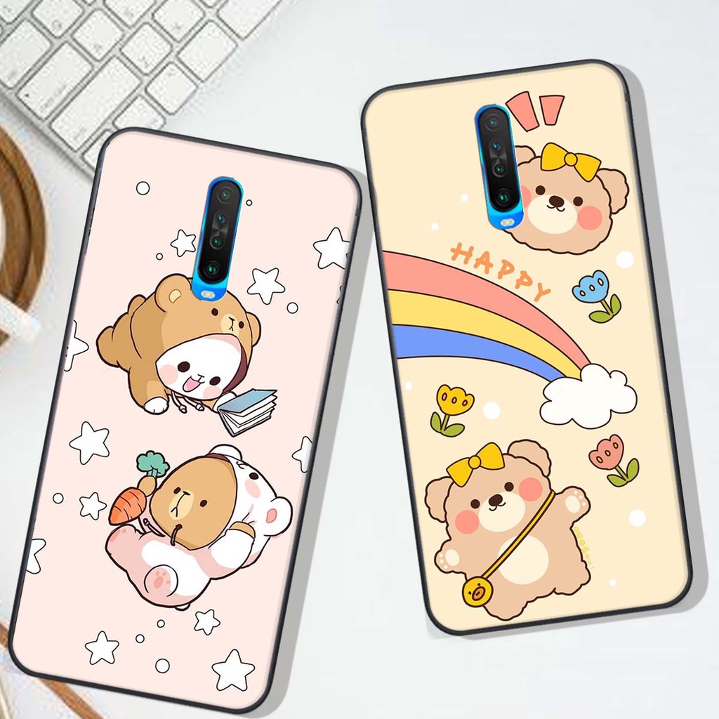 Ốp lưng Xiaomi REDMI K30 in hình Gấu xinh xắn, Bò sữa đáng yêu,  ĐẸP -  RẺ - XINH - ĐỘC ĐÁO