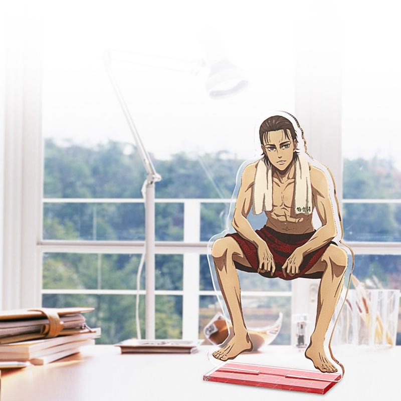Mô hình nhân vật Levi Ackerman Shingeki No Kyojin hoạt hình Attack On Titan bằng acrylic DIY trang trí bàn làm việc