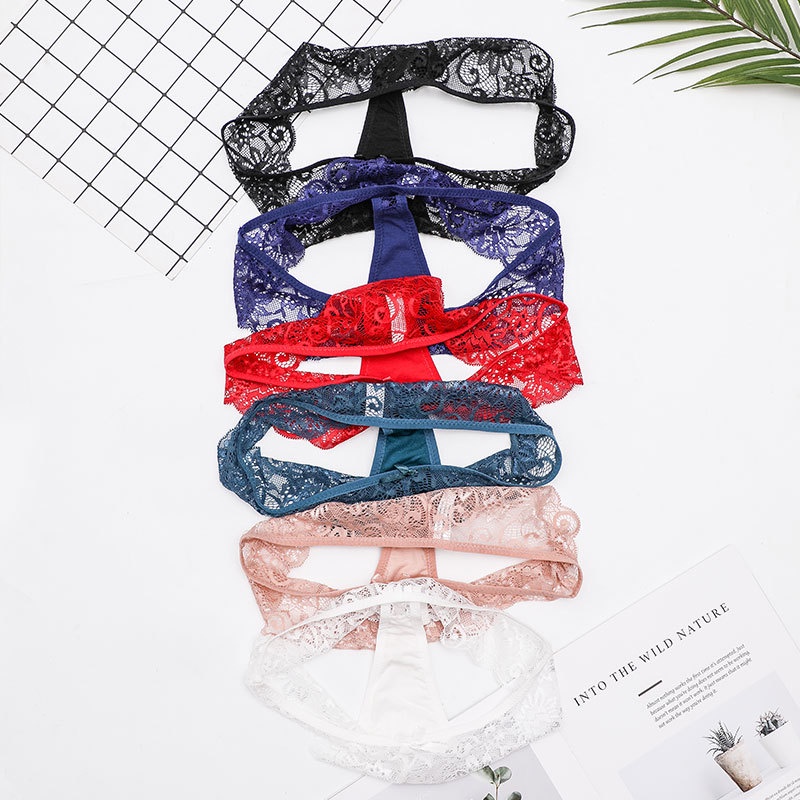 Quần lót nữ sexy ren gợi cảm BRALUNE, quần chíp nữ lọt khe kháng khuẩn mã 519