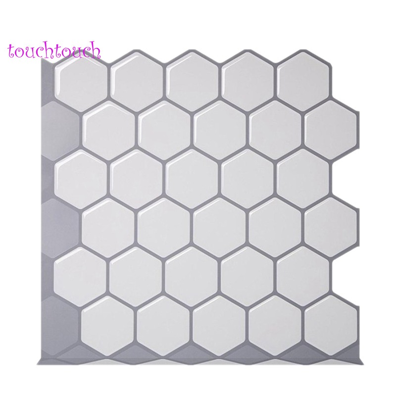 Miếng Dán Tường Hình Lục Giác 3d