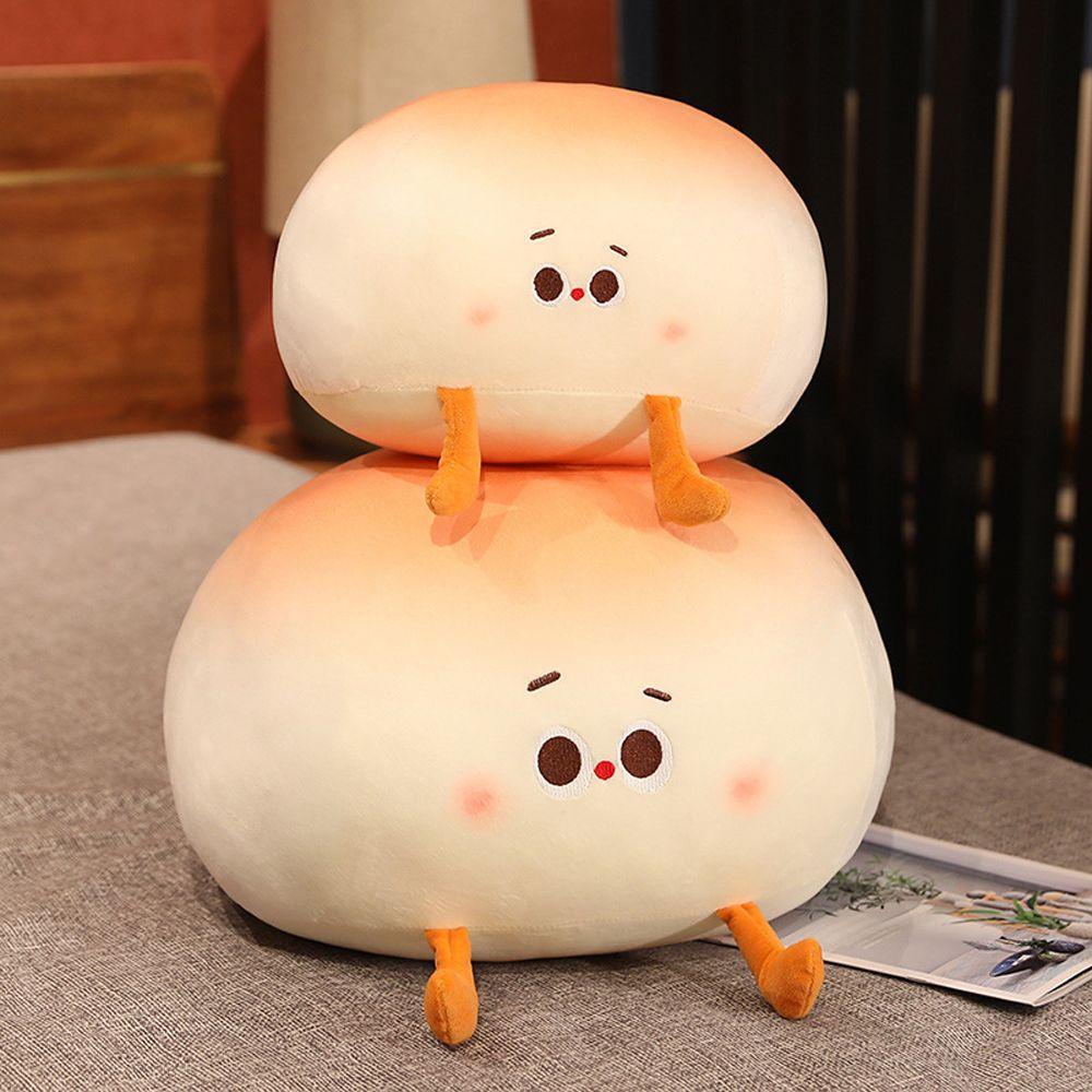 Đồ Chơi Nhồi Bông Mềm Mại Hình Bánh Mì Dễ Thương Cho Bé