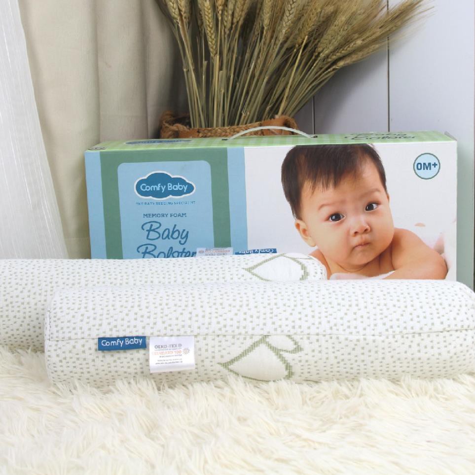 Gối chặn sợi tre bamboo Comfybaby CFN02 - bộ ôm kháng khuẩn cho bé