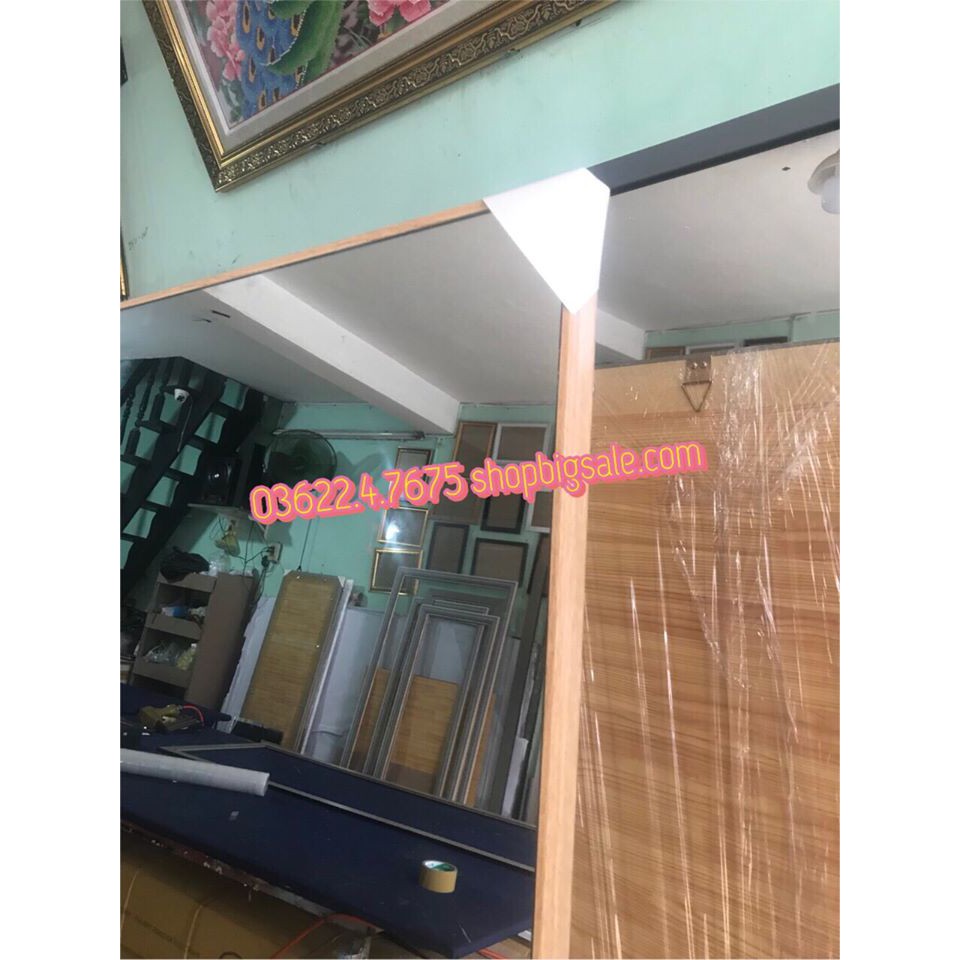 GƯƠNG SOI TOÀN THÂN - tràn viền bản 0.5cm vân gỗ