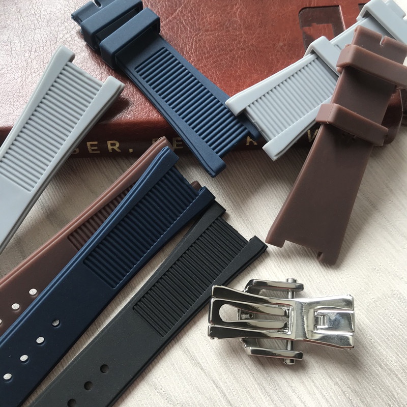 PATEK PHILIPPE Dây Đeo Đồng Hồ Bằng Cao Su Silicone 24mm Có Khóa Gấp Được Cho Katek PHILIPPE 5711 5712G