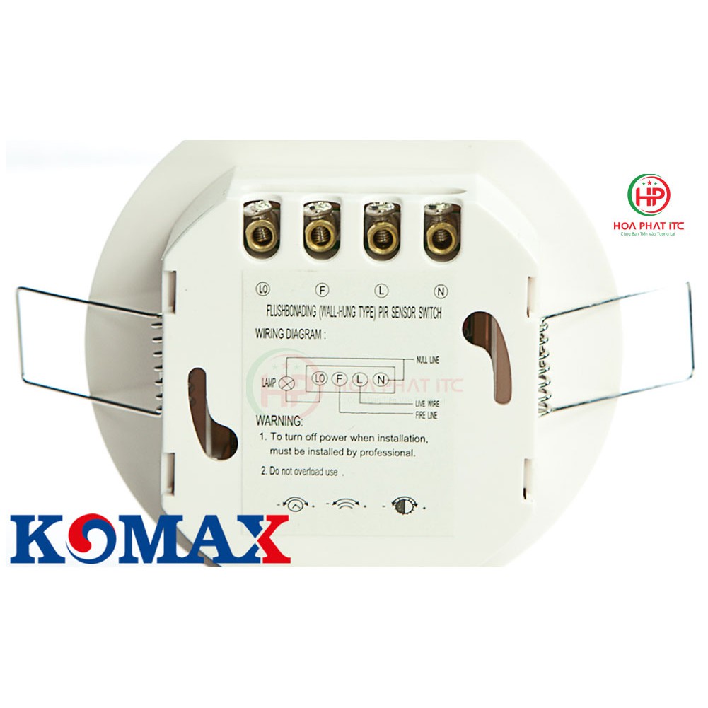 Mắt cảm biến hồng ngoại âm trần Komax KM-S27