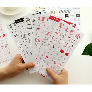 Bộ 6 trang sticker note